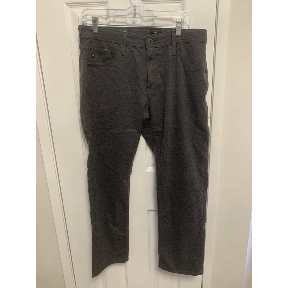 NWT AG Jeans Sueded Sateen Tellis Modern Slim Italian Mens Pants 34x32